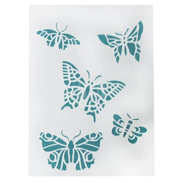 stencil mariposas