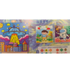 Kit de pintura infantil 3 mini bastidores con pintura y pincel - Image 2