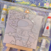 Kit de pintura infantil 3 mini bastidores con pintura y pincel - Image 5