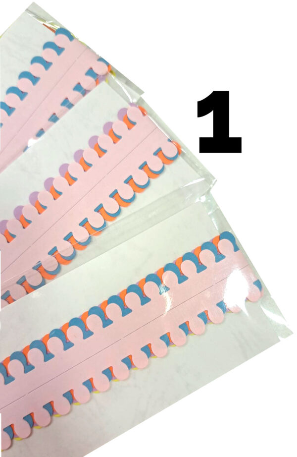 Set de papel para filigrana para flores colores surtidos quilling - Image 2
