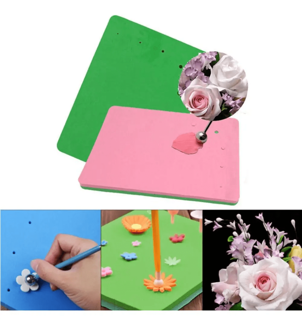 Foam Pad para modelar flores tapete esponja - Image 5