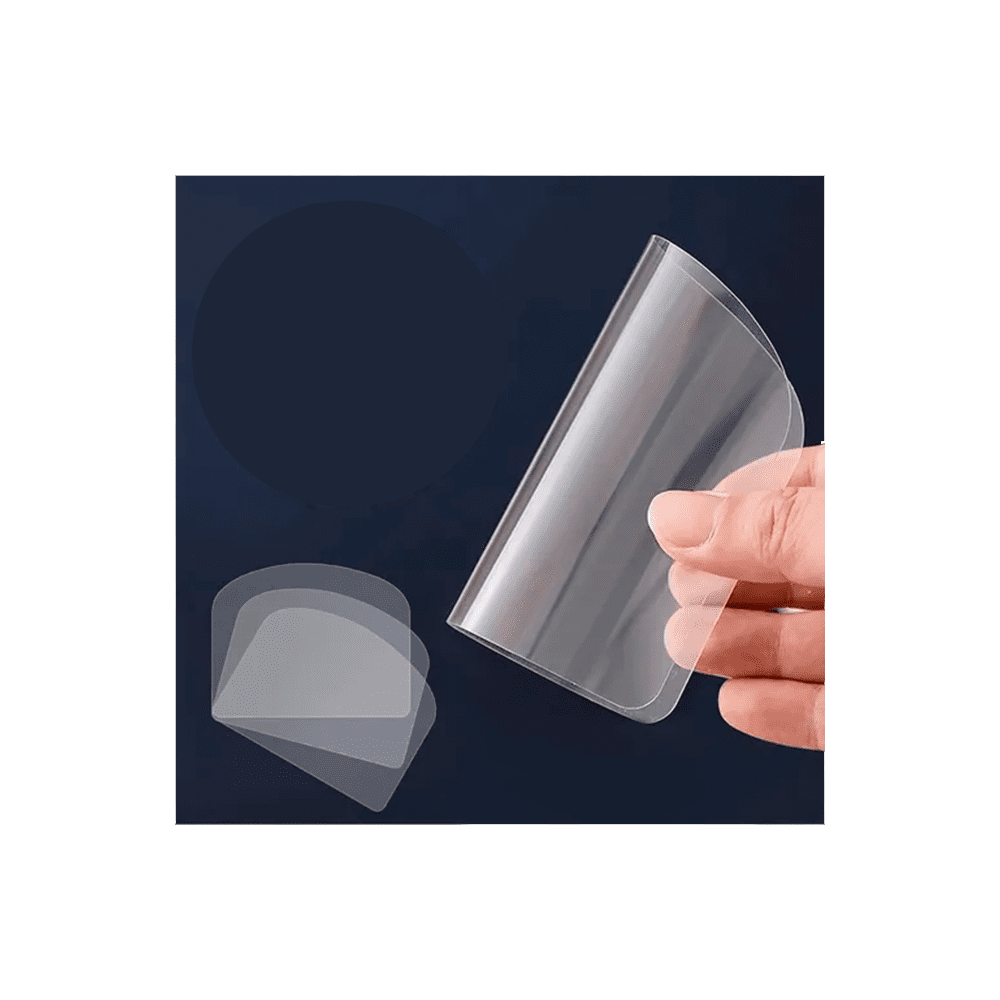 Set x5 Espatulas plasticas transparentes flexibles - Image 2